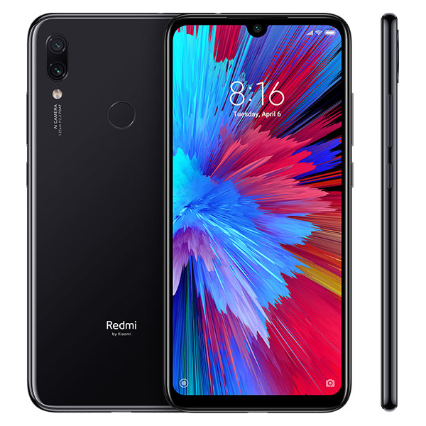 Xiaomi Redmi Note 7 Smartphone- 6.3" inch, 4GB RAM + 128GB ROM, 48MP+5MP Dual Camera, 4G, 4000 mAh Battery