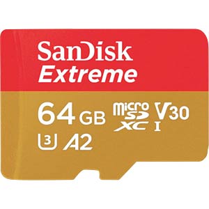 SanDisk Extreme 64GB microSDXC Memory Card (SDSQXA2-064G-GN6AA)