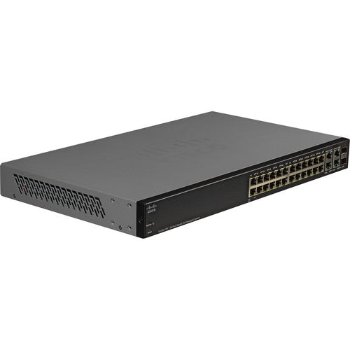 Cisco SG300-28PP 24-Port 10/100/1000 Gigabit PoE Managed Switch