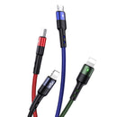 USAMS US-SJ317 U26 4 in 1 Charging Cable 1.2M(SJ317USB01)