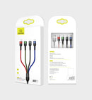 USAMS US-SJ317 U26 4 in 1 Charging Cable 1.2M(SJ317USB01)