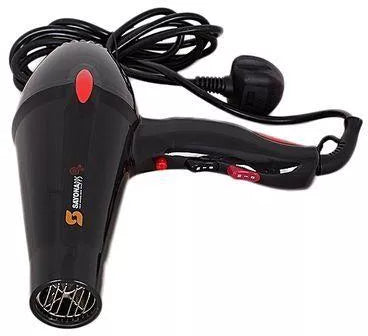 Sayona SY-800 Commercial Hair Blow Dryer - 2 Speeds and 3 Heat Settings, Soft Grip Handle, 2000W