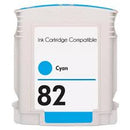 HP 82 28-ml Cyan DesignJet Ink Cartridge, CH567A