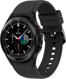 Samsung Electronics Galaxy Watch 4 Classic 46mm Smartwatch with ECG Monitor Tracker for Health Fitness Running Sleep Cycles GPS Fall Detection Bluetooth