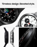 Samsung Electronics Galaxy Watch 4 Classic 46mm Smartwatch with ECG Monitor Tracker for Health Fitness Running Sleep Cycles GPS Fall Detection Bluetooth