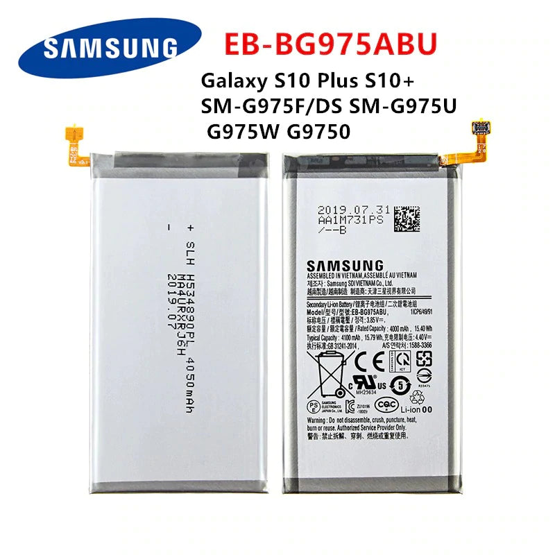 Samsung Galaxy S10 Plus Smartphone Replacement Battery (EB-BG975ABU)