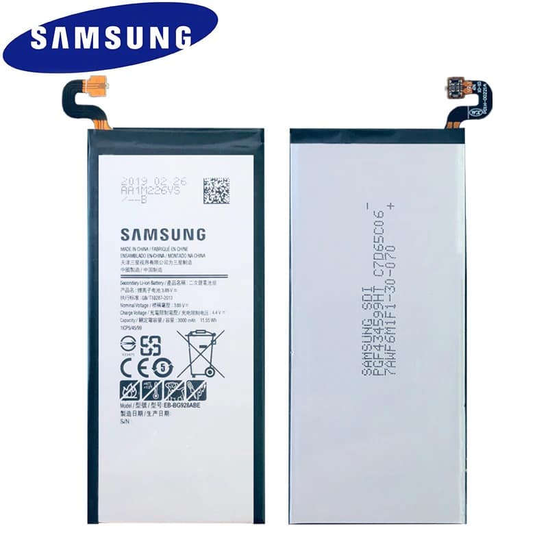 Samsung Galaxy S6 Edge Plus Smartphone Replacement Battery (EB-BG928ABE)(EB-BG928ABA)