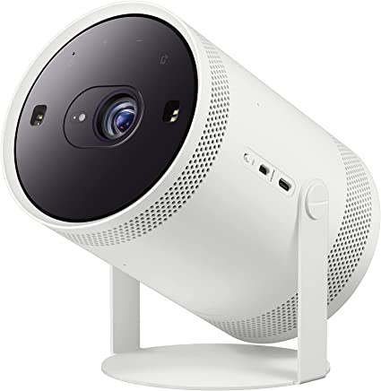 Samsung  SP-LSP3BLAXKE Freestyle Projector - 180˚ Dynamic Angle, Portable, USB Type-C, 360-degree Speaker, 1080p Full HD