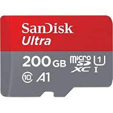 SanDisk MicroSD (SDSQUAR-200G-GN6MN) CLASS 10 98MBPS 200GB W/O ADAPTER