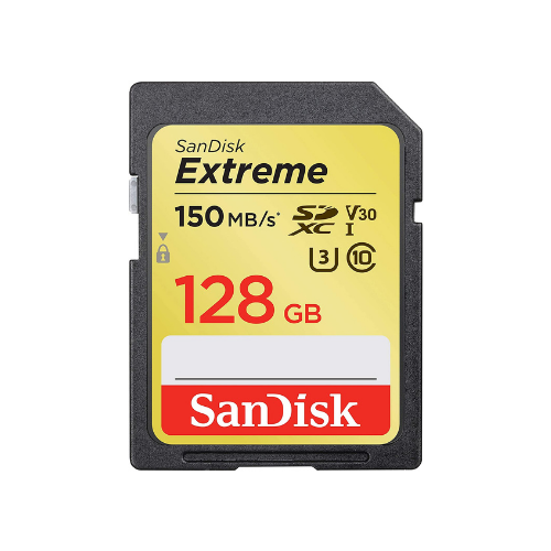 SanDisk Extreme SDXC Card 128GB (SDSDXV5-128G-GNCIN)