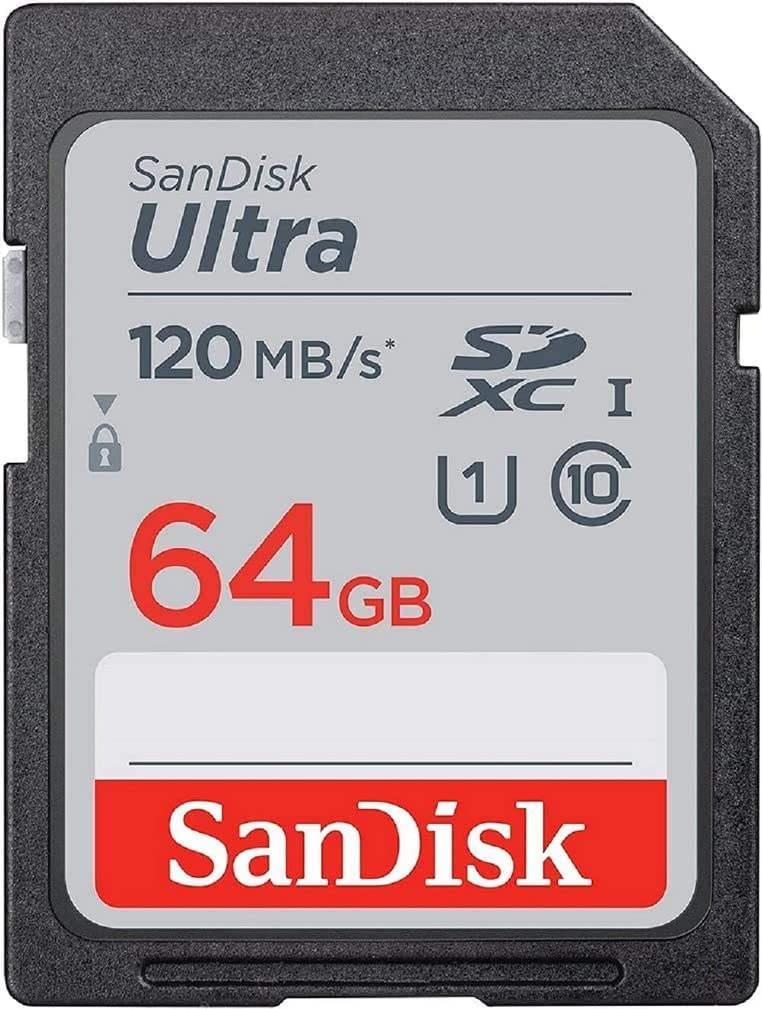 SanDisk Ultra SDXC 64GB 120MB/s Class 10 UHS-I SDSDUN4-064G-GN6IN