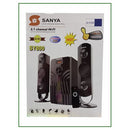 Sanya (SY800) 2.1CH 18000W PMPO Bluetooth Subwoofer With Aux/FM