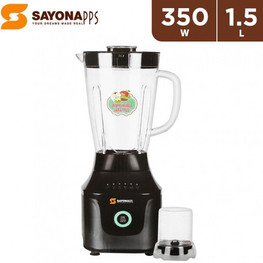 Sayona SB-4233 2 in 1 1.5 litre 350W Blender With Ice Crushing Technology