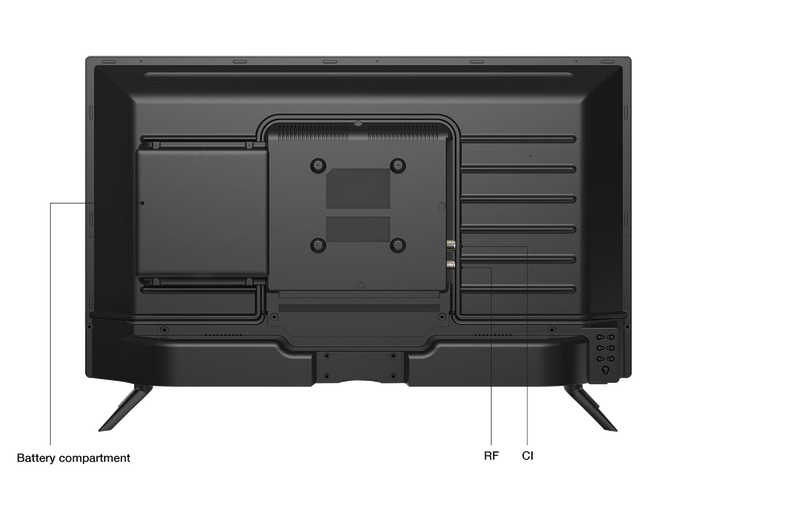 Cello 22”LED Solar TV