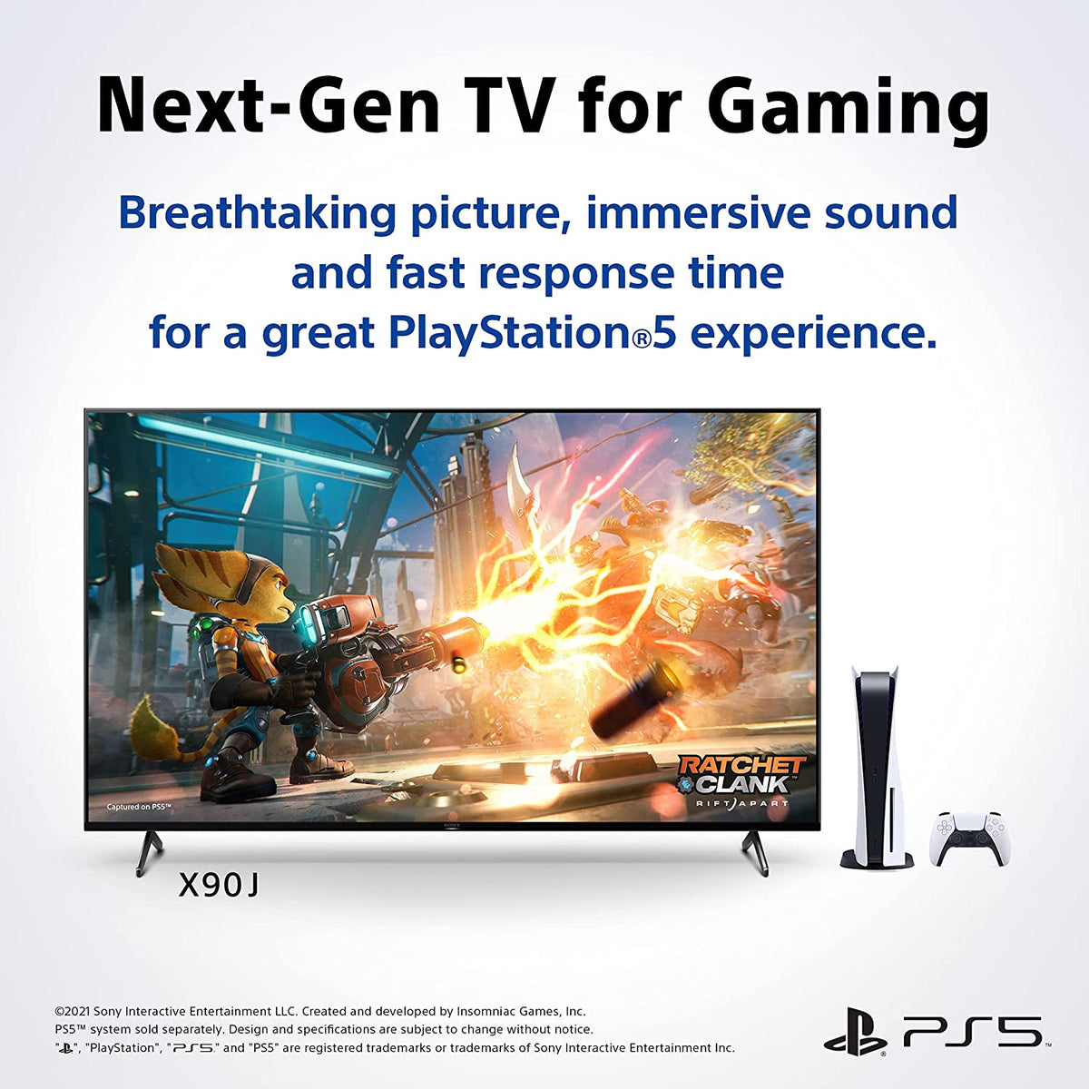 Gaming Tv Bravia Ps5 Ready Sony Bravia (XR-55X90J) 4K LCD Smart