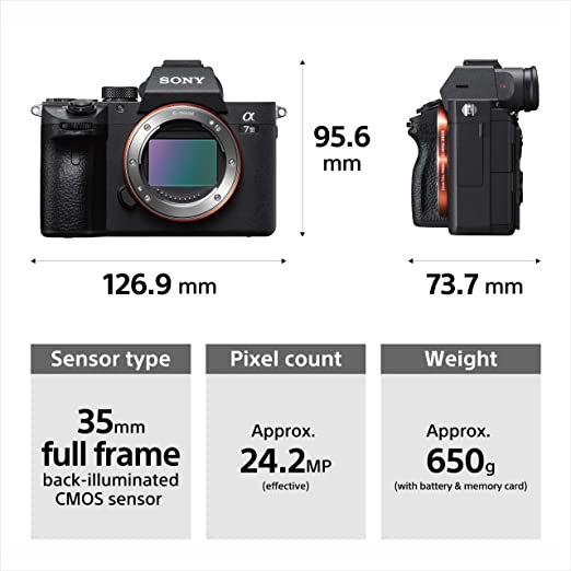 Sony Alpha ILCE-7M3K Mirrorless Digital Camera