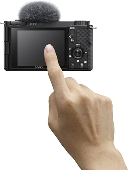 Sony Alpha ZVE10L Vlog Camera - 24.2 Megapixel, 4K Video Vlogging, f/3.5-5.6 Power Zoom kit Lens, 1-Year Warranty
