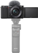 Sony Alpha ZVE10L Vlog Camera - 24.2 Megapixel, 4K Video Vlogging, f/3.5-5.6 Power Zoom kit Lens, 1-Year Warranty
