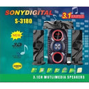 SonyDigital SD3180BT 3.1CH 40000W Subwoofer System