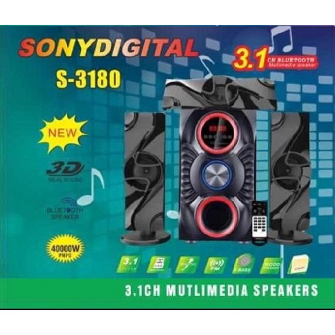 SonyDigital SD3180BT 3.1CH 40000W Subwoofer System