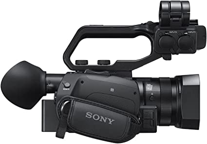 Sony HXR-NX80 NXCAM Camcorder - Professional 4K Resolution, Fast hybrid autofocus with advanced features, 2.4 GHz WIFI and streaming options, 1-Year Warranty