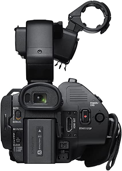 Sony HXR-NX80 NXCAM Camcorder - Professional 4K Resolution, Fast hybrid autofocus with advanced features, 2.4 GHz WIFI and streaming options, 1-Year Warranty