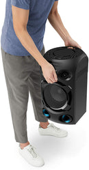 Sony (MHC-V02) Compact High Power One Box Music System with Bluetooth, Jet Bass Booster and Tripod Compatible Party Speaker