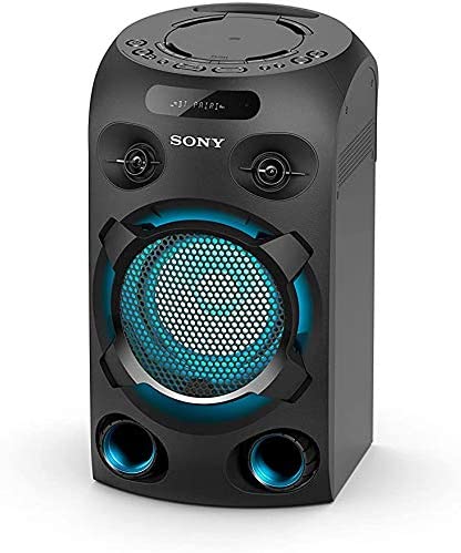 Sony (MHC-V02) Compact High Power One Box Music System with Bluetooth, Jet Bass Booster and Tripod Compatible Party Speaker