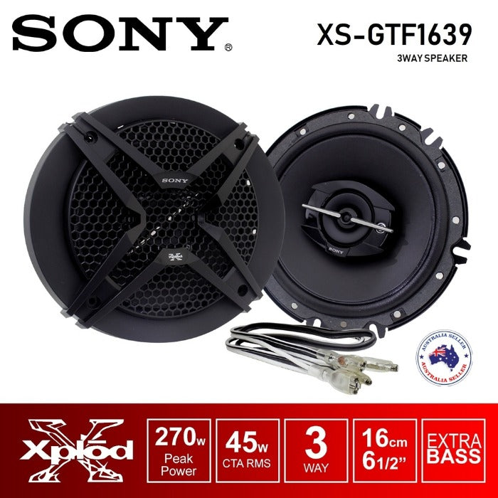 Sony XS-GTF1639 16cm 270W 3 Way Coaxial Speakers