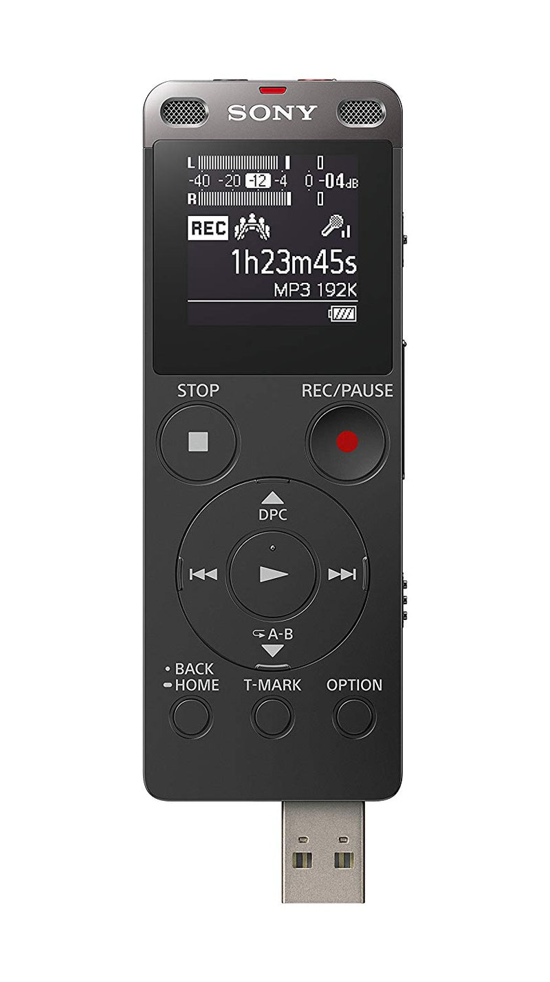Sony ICD-UX560 Digital Voice Recorder with Built-In USB 4GB