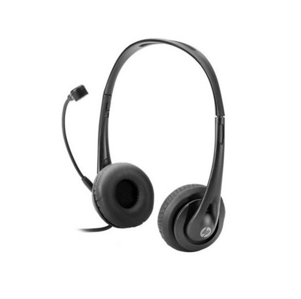 HP Stereo USB Headset Black – (T1A67AA)