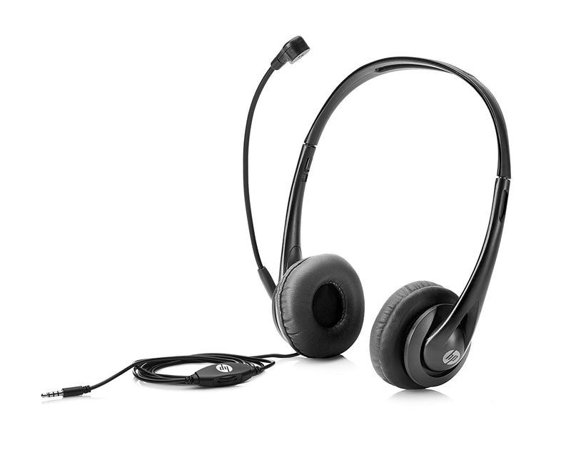 HP Stereo USB Headset Black – (T1A67AA)