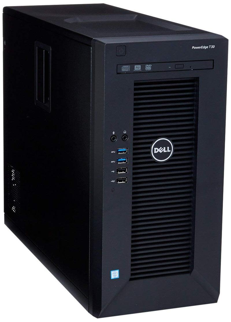 Dell PowerEdge T30 Tower Server (DET3002)- Intel Xeon E3-1225 v5 3.3GHz Quad Core, 8GB RAM, 1TB HDD, DVD RW