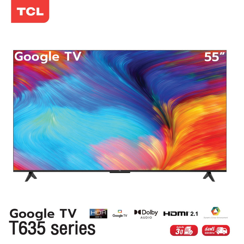 TCL 55P635 55'' Smart UHD 4K With HDR Google TV