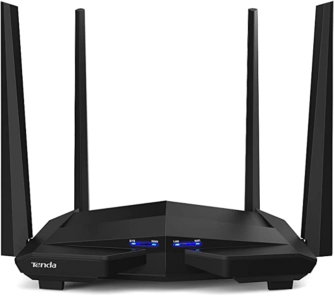 TENDA AC1200 MU-MIMO Dual Band Gigabit Router AC10 Gaming 4K Streaming