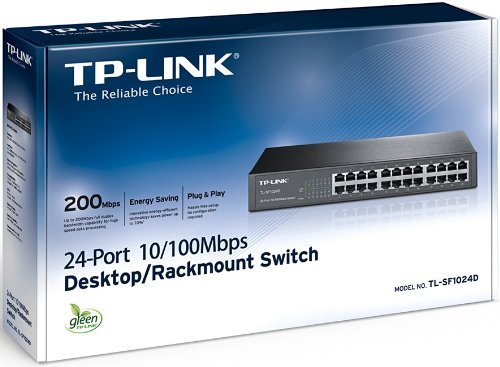 TP-Link TL-SF1024D 24-port 10/100Mbps Desktop/Rackmount Switch