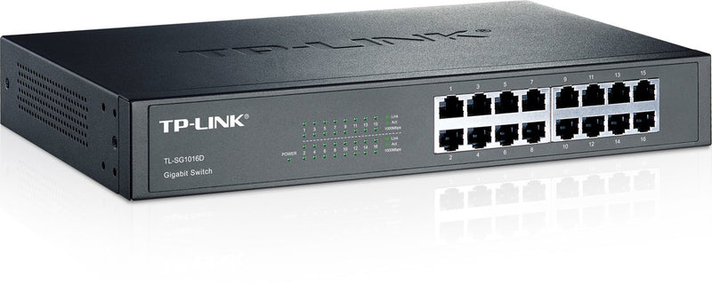 TP-Link TL-SG1016D 16-Port Gigabit Desktop/Rackmount Switch