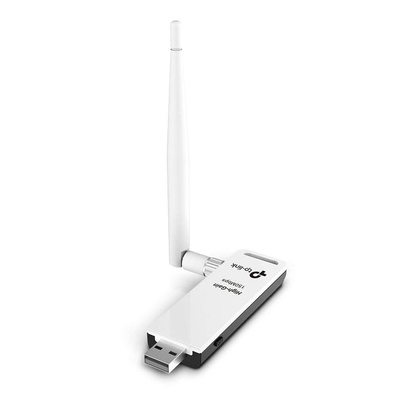 TP-Link 150Mbps High Gain Wireless USB Adapter for PC and Laptops (TL-WN722N)