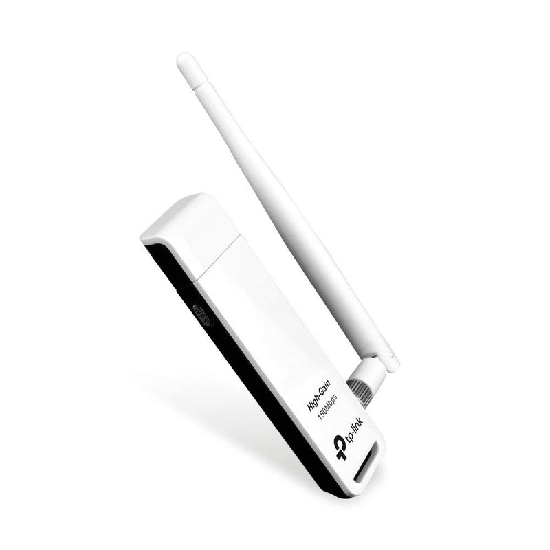 TP-Link 150Mbps High Gain Wireless USB Adapter for PC and Laptops (TL-WN722N)