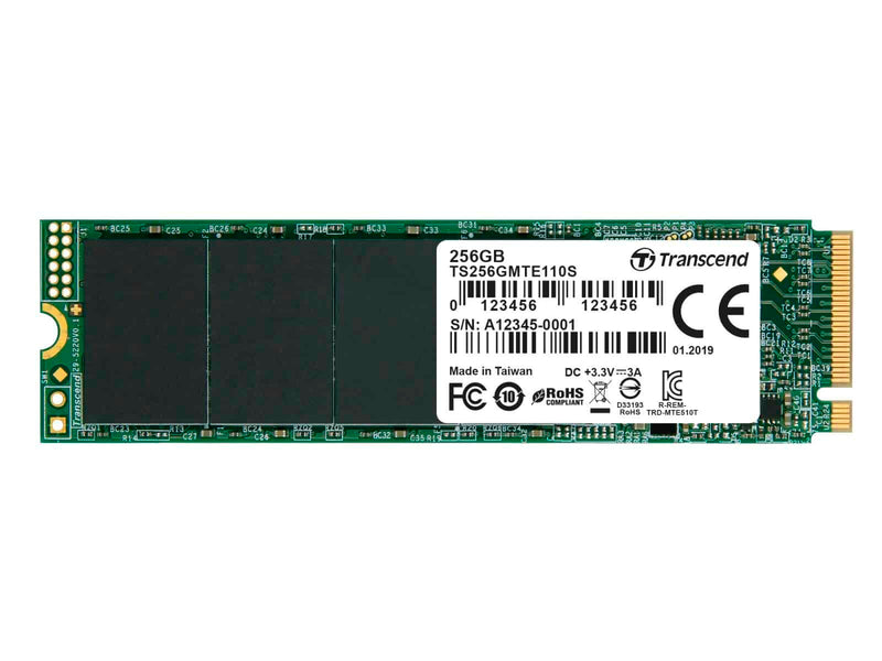Transcend 256GB M.2 (2280) PCIe Solid State Drive (TS256GMTE110S)