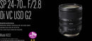 Tamron SP 24-70mm f/2.8 Di VC USD G2 Camera Lens
