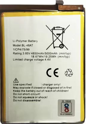 Tecno L9 Plus (BL-48AT)  Replacement Battery 
