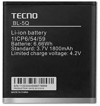 Tecno H5 , P5 (BL-5Q) Replacement  Battery