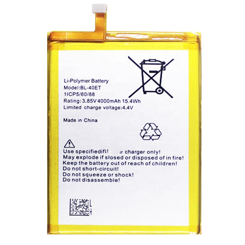 Tecno L8 Lite (BL-40ET)  Replacement Battery 