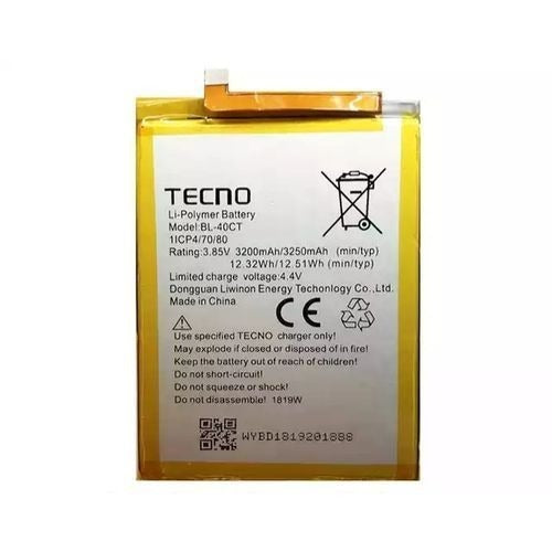 Tecno Phantom 6 Pus Replacement Battery (BL-40CT)