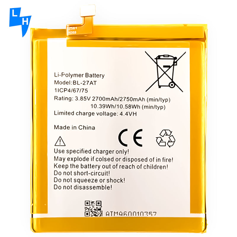 Tecno Phantom 6 Replacement Battery (BL-27AT)