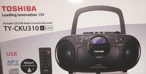 TOSHIBA TY-CKU310 CD/USB/RADIO/CASSETTE (TY-CKU310)