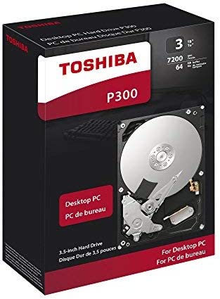 Toshiba Desktop HDD P300 3.5″ - 2TB - 7200RPM - 64MB
