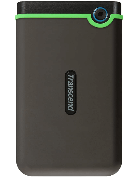 Transcend 2TB External Hard Disk USB 3.0 3.5" (Iron Grey, purple)