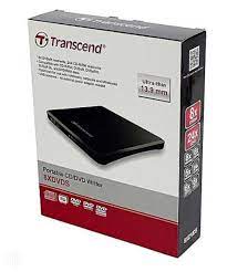 TRANSCEND  External Slim Portable DVD Writer USB2.0 Black (TS8XDVDS-K)